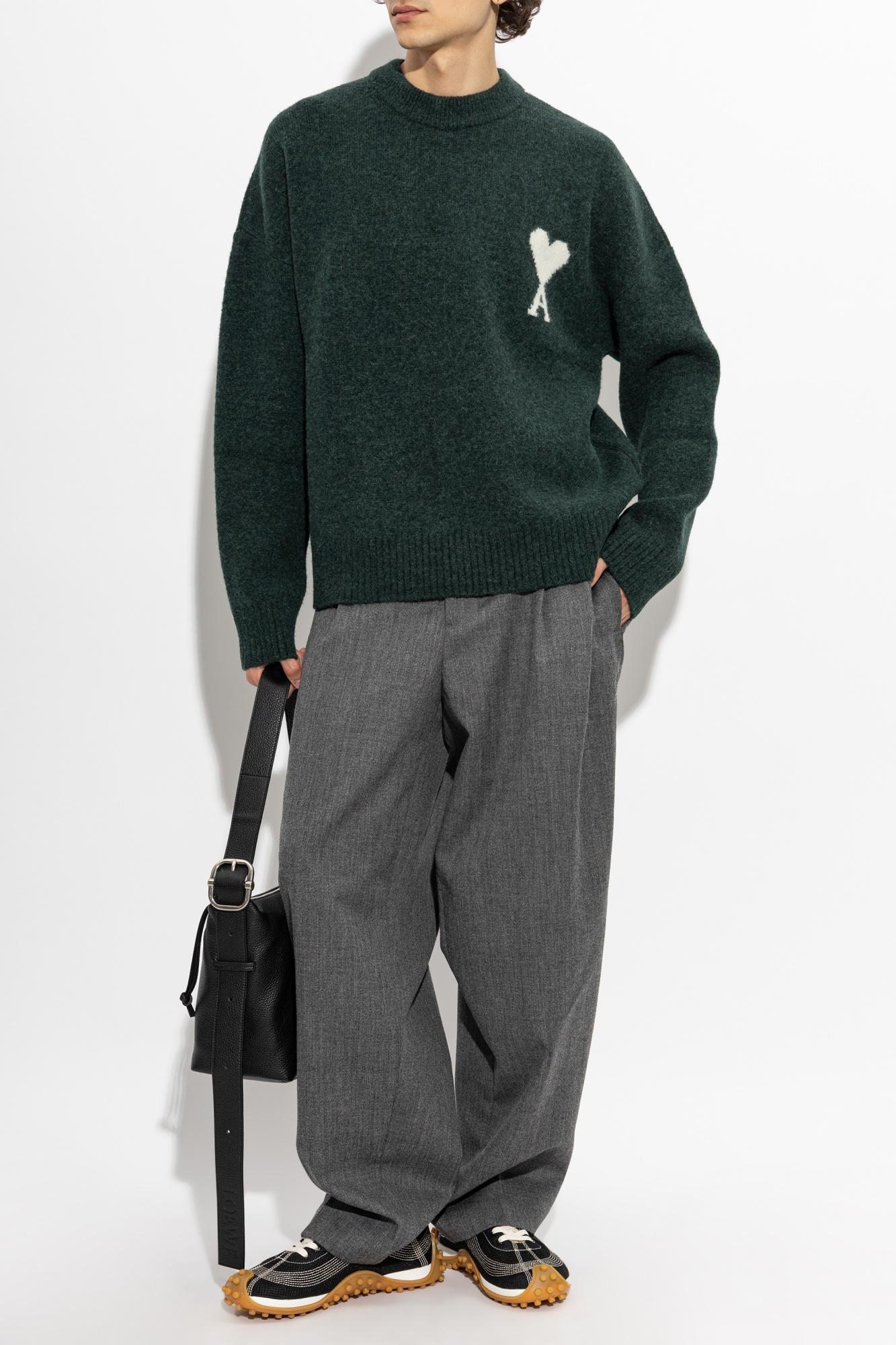 Ami Alexandre Mattiussi Sweater with logo | Men's | Vitkac